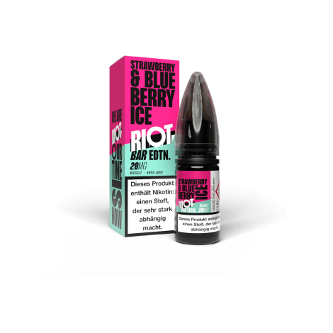 Riot Squad - BAR EDTN - Strawberry Blueberry Ice 10 ml Liquid