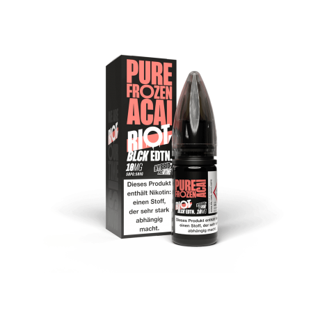 Riot Squad - BLCK Edition - Pure Frozen Acai 10 ml Liquid