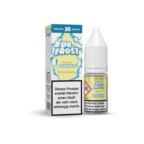 Dr. Frost - Ice Cold - Banana 10 ml Liquid