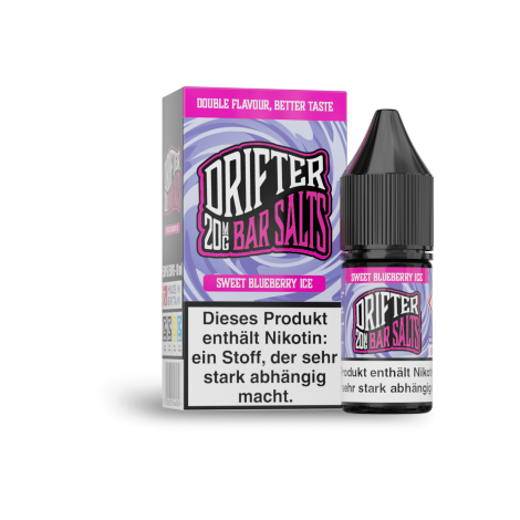 Drifter Bar Salts Sweet Blueberry Ice 10 ml Nikotinsalz Liquid