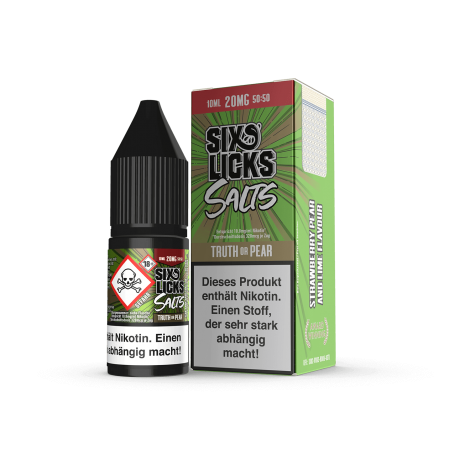 Six Licks - Truth or Pear 10 ml Liquid