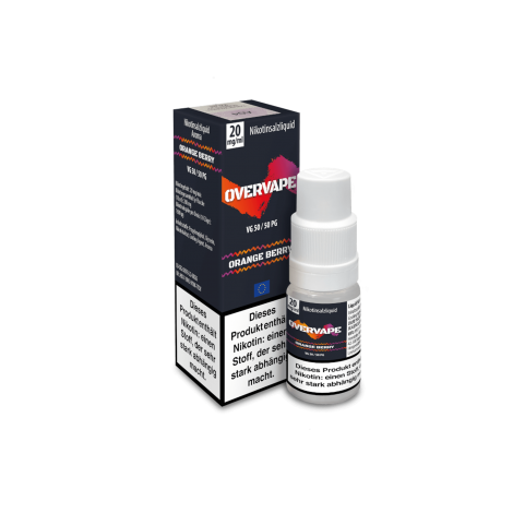 Overvape Orange Berry Liquid 10 ml 20 mg