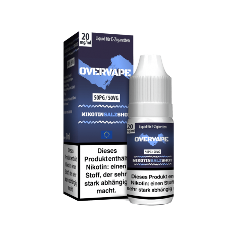 Overvape Nikotinsalz Shot 10 ml 20 mg