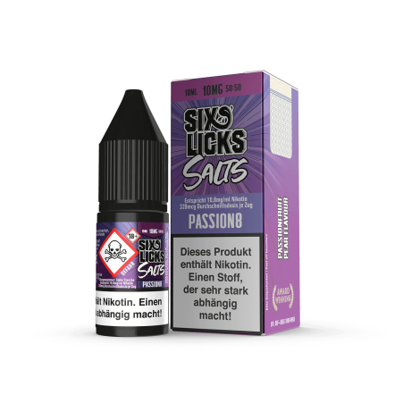 Six Licks - PASSION8 10 ml Liquid