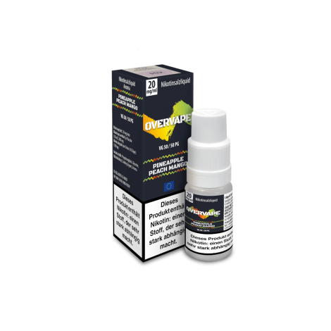 Overvape Pineapple Peach Mango Liquid 10 ml 20 mg