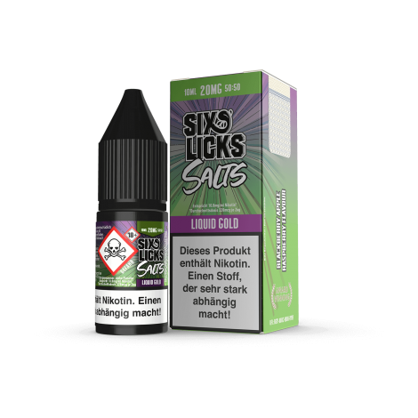 Six Licks - Liquid Gold 10 ml Liquid