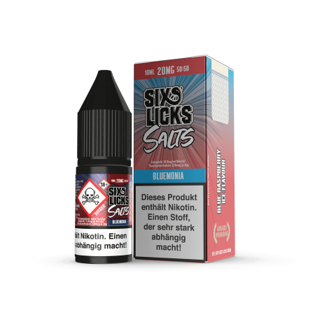 Six Licks - Bluemonia 10 ml Liquid